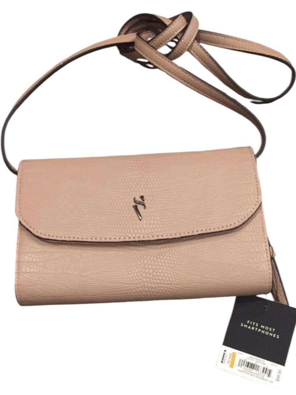 Simply Vera Vera Wang Pink Crossbody Purse NWT